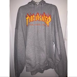 Gray Thrasher Magazine Hoodie